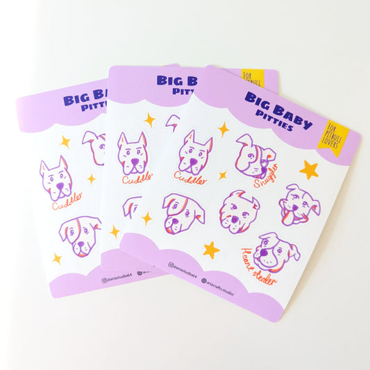 dog sticker sheet