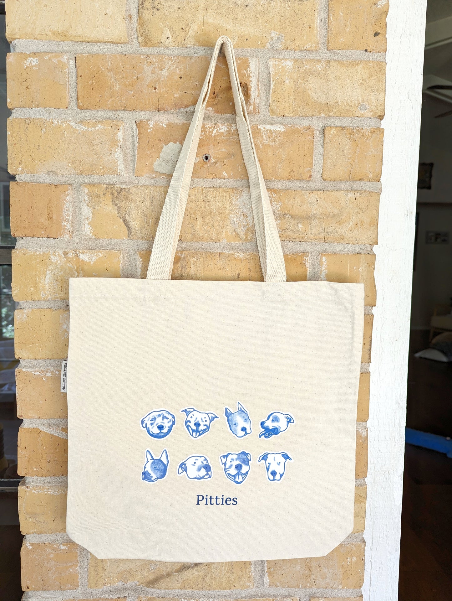 Adorable Pitbull Lover Tote Bag