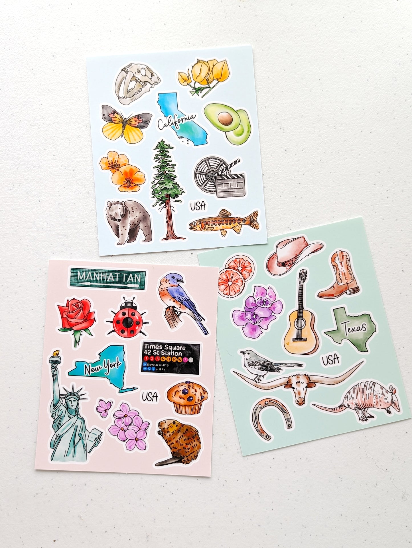 California Sticker Sheet