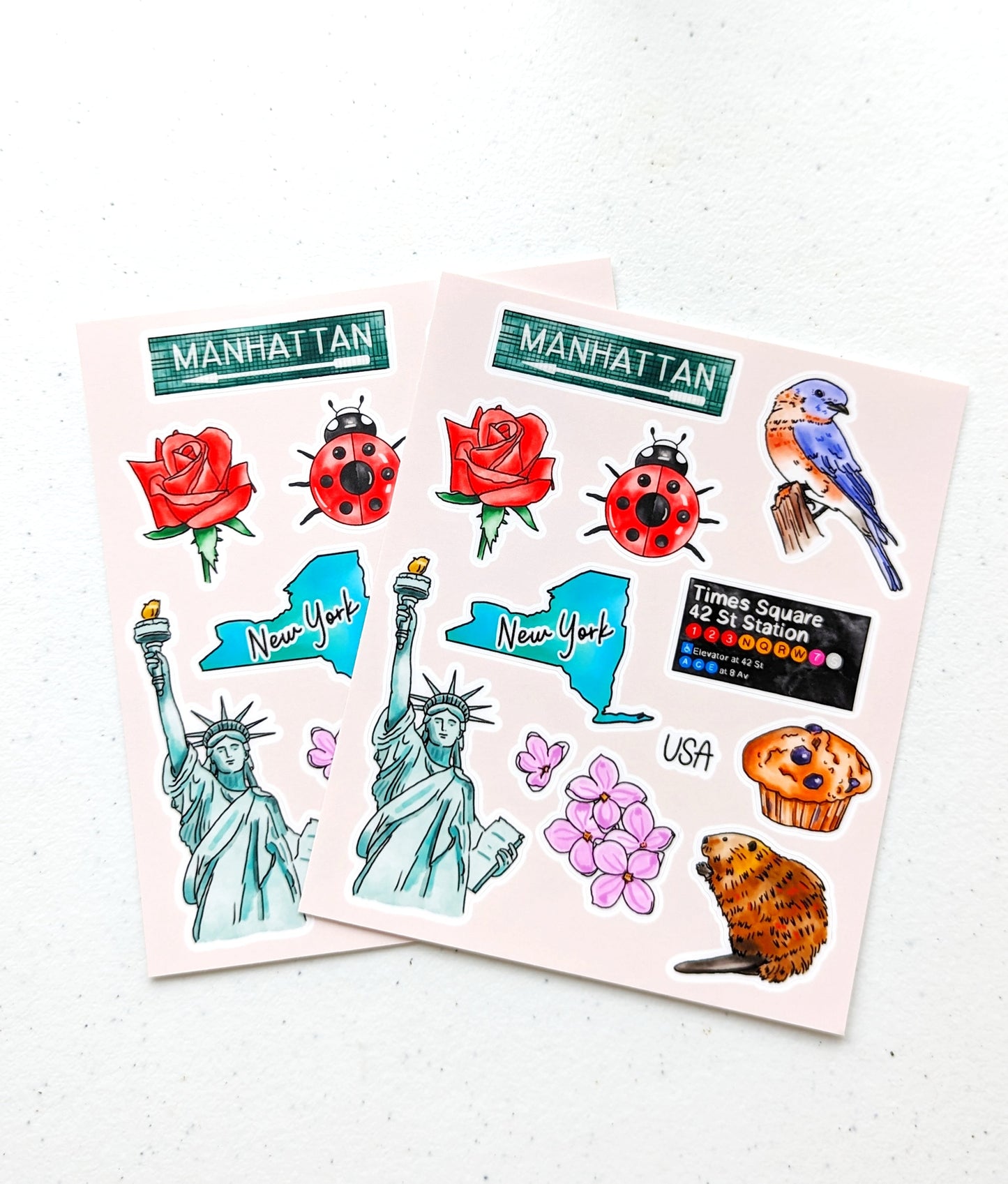 New York Sticker Sheet