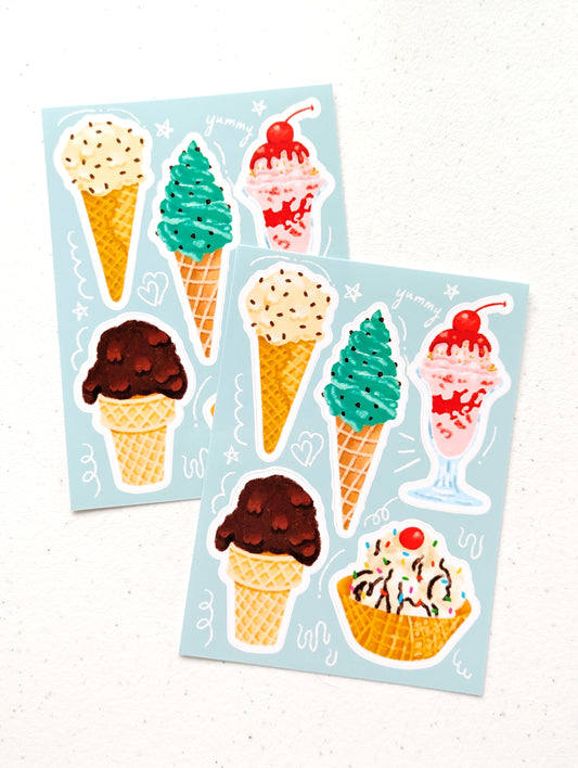 dessert stickers