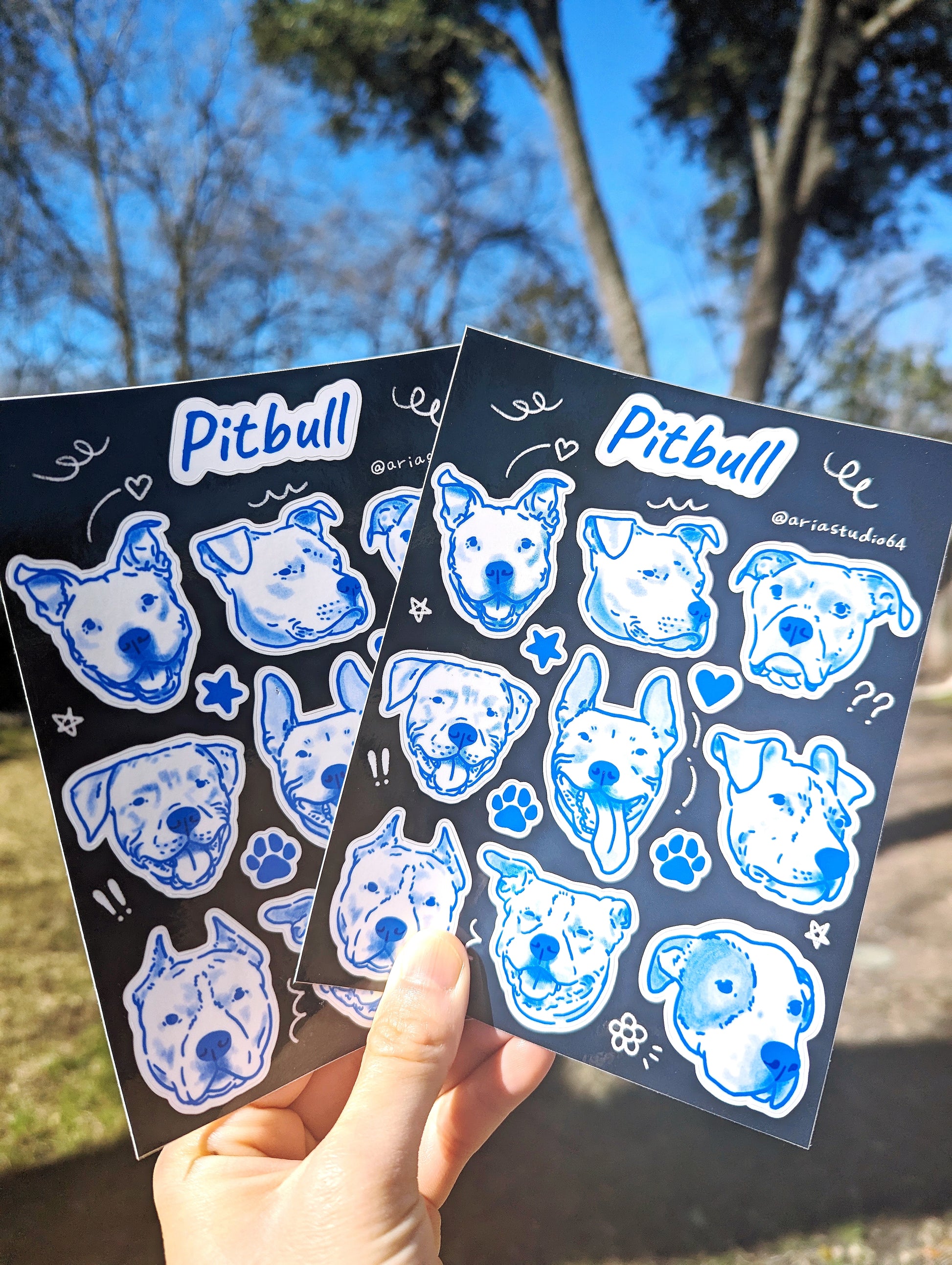 pitbull vinyl sticker