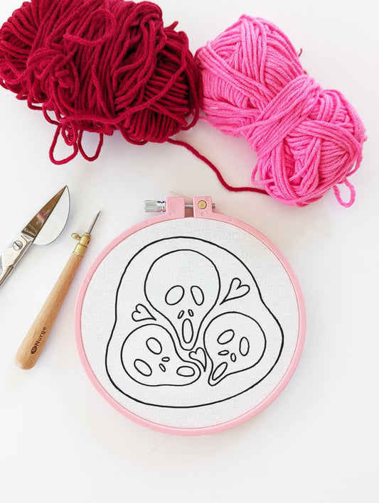 halloween punch needle pattern