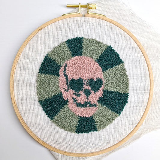 Skull Art_ Digital_Punch needle