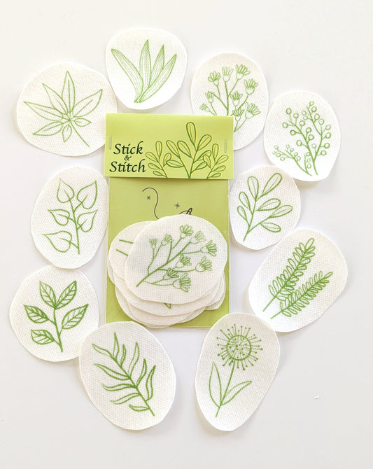 Spring flora Stick & Stitch pattern